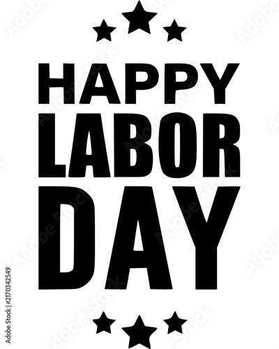Happy Labor Day Typography Design Bundle | Workers Day Celebration SVG Collection