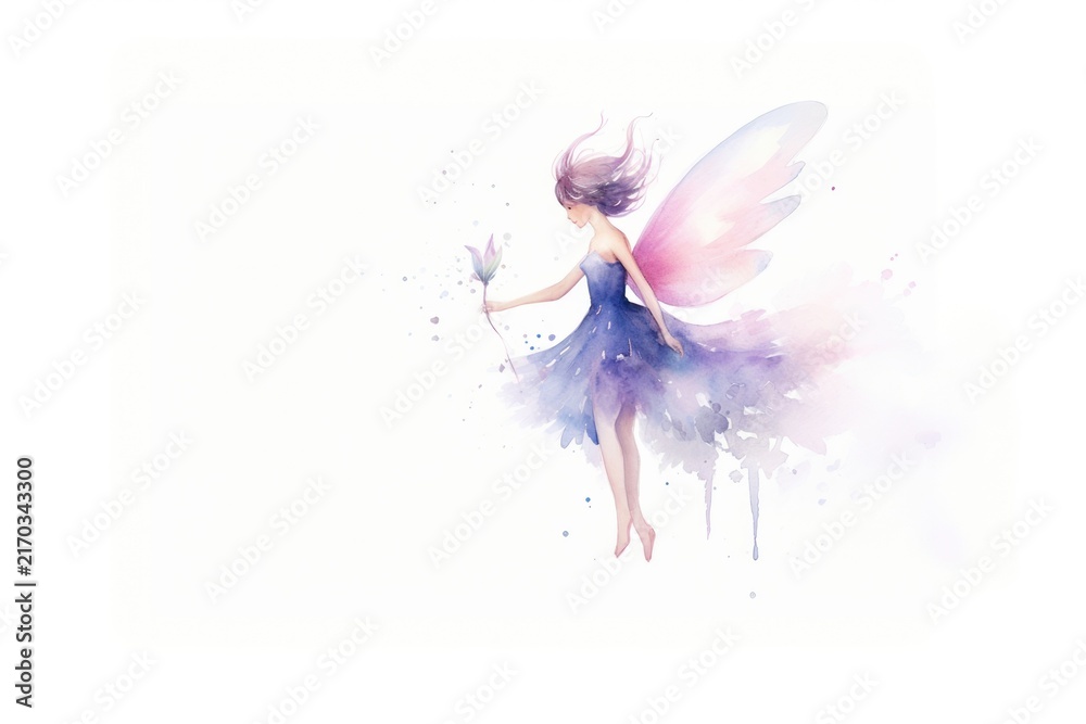 Fototapeta premium Fairy white background creativity recreation.