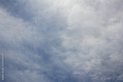 Photography blue sky with clouds