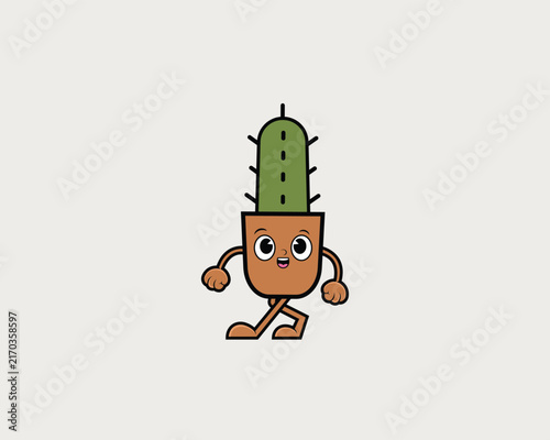 Plant Cute Character Icon Design