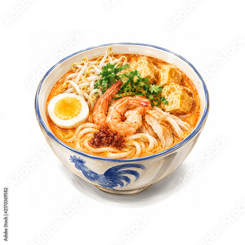laksa noodle soup