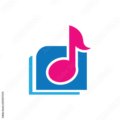 Abstract Musical Note Design