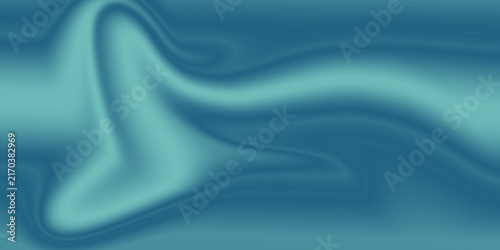 Принти на полотні Turquoise abstract fluid pattern displays smooth curves and flowing shapes swirl
