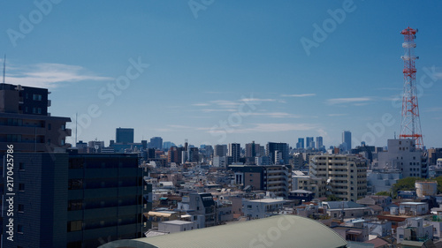 荒川区東尾久付近の風景