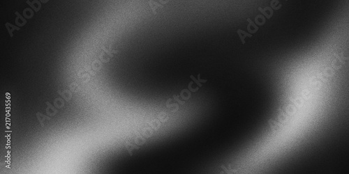 Canvas Print Dark gradient grainy texture featuring smooth transitions from deep black to lighter shades of gray, creating a moody abstract background