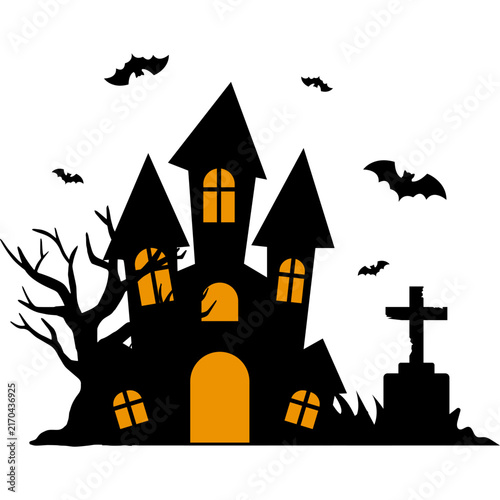 Halloween Bat Illustration
