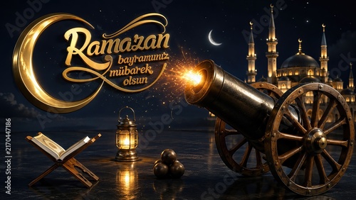 ramadan kareen mosque in istanbul turkey