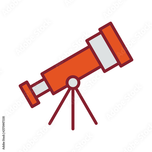 Telescope Vector Icon
