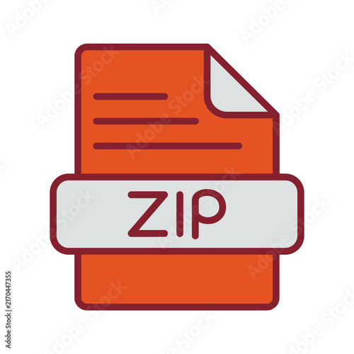 ZIP Vector Icon