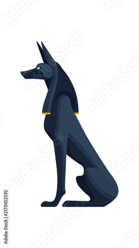 Anubis,  Ancient Egyptian  mythology, protector of tombs