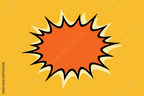 Explosion Effect Graphic Design Element