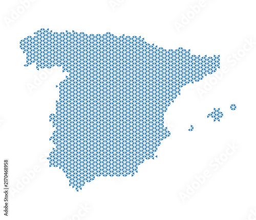 Spain Map Data Visualization Design