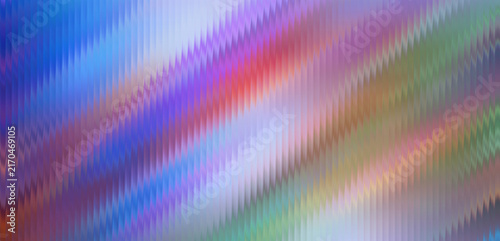 Abstract background with multicolored vertical zigzag lines and soft gradient light transitions with transitions across surface