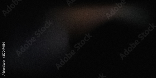 Fotografie Dark black abstract background with subtle blurred glow and soft gradient shadow