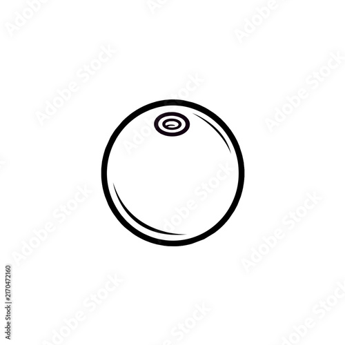 acai berry line art vector