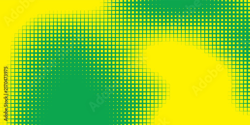 Dots halftone yellow green color pattern gradient texture abstract