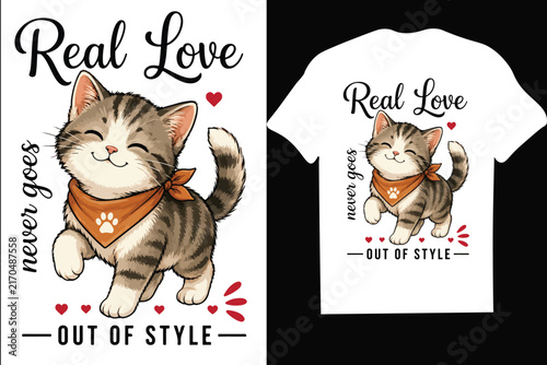  cute-kitten-real-love-out-of-style-tshirt-design(-mug,hoodie,t shirt,typography,quoutes,qoute,poster,post,card