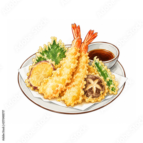 fried shrimp on a white plate