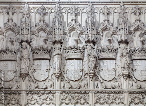 Foto Toledo - Detail of gothic interior of Monasterio San Juan de los Reyes or Monast