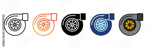 Turbo, turbo icon, turbocharger, turbocharger icon, car turbo, automotive turbo, vehicle turbo, engine turbo, turbo system, turbo engine, forced induction, engine boost, turbo boost, boost pressure.