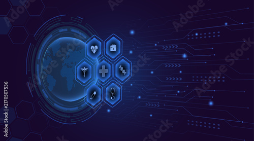 Ai technology world backgorund