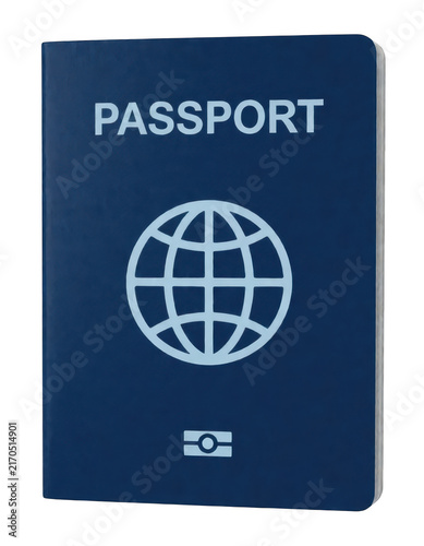 Blue Passport Cover Transparent Background