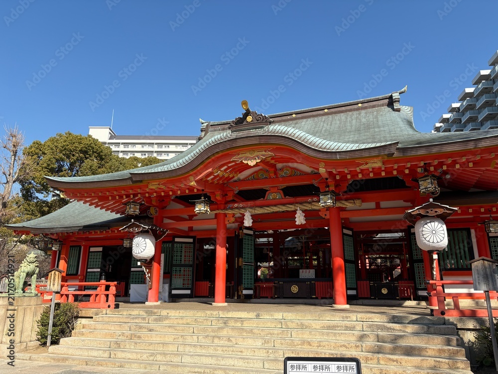 Obraz premium 神戸市中央区 生田神社