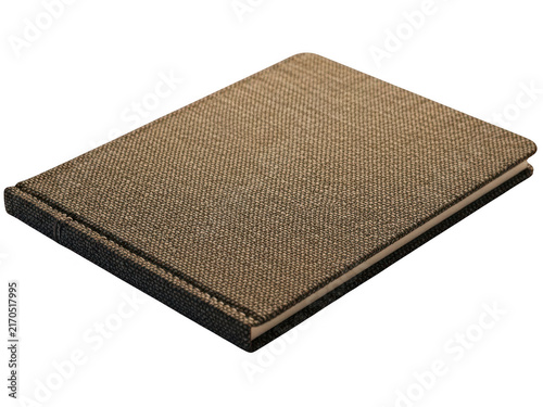 A textured brown rectangular rug with a wavy pattern on a flat surface isolated on transparent background