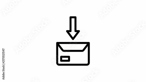 box minimalist stroke animation