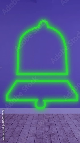 Arrow neon sign on brick wall 4k