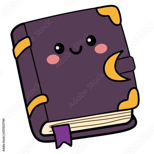 book with a moon 