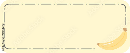 Fruit Text Box Frame Cute Border Frame