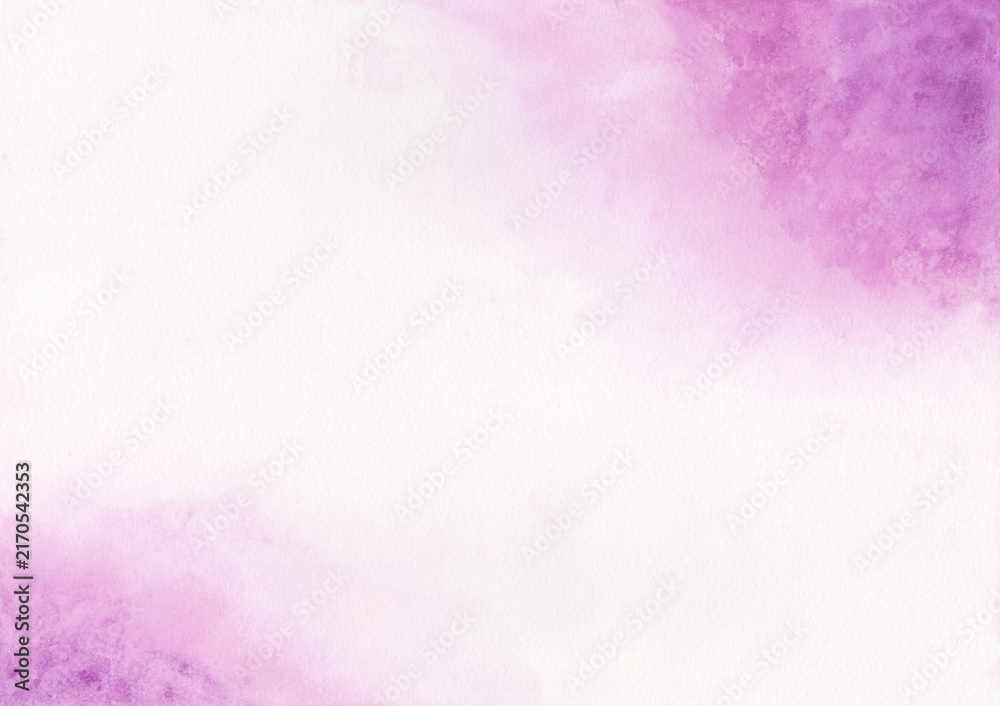 Obraz premium Calm and minimal purple watercolor art background with soft light diffusion