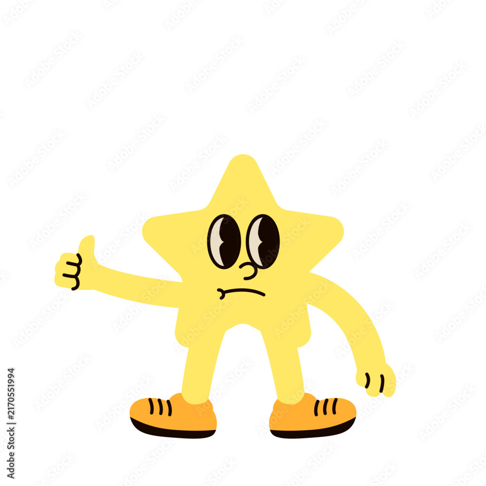 Fototapeta premium Funny Shape Character Illustration