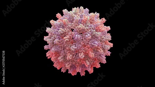 3D structure human hepatitis B virus HBV core particle hbcag capsid, t=4 and t=3 icosahedral shell four-helix bundle spikes, replication-defective vlp pathogenic virus, primarily for vaccine platform.