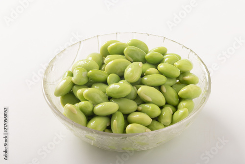 Foto 剥いた　茹で枝豆