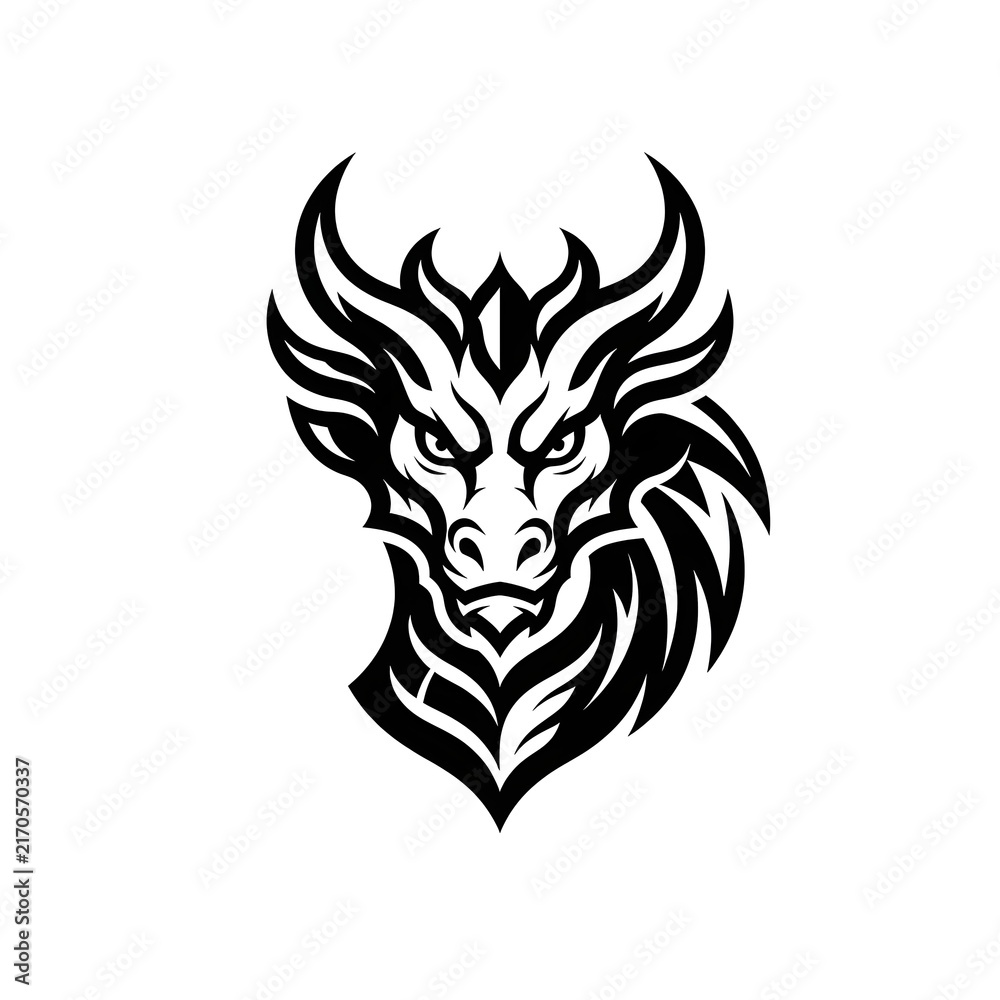 Fototapeta premium tribal lion tattoo