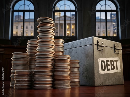 Debt and public finance. Government borrowing, fiscal deficit, public spending, budget pressure, sovereign debt, economic instability, taxation, and financial policy