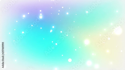 Pastel blue or light blue glowing particles rising diagonally, dreamy abstract background, seamless loop.