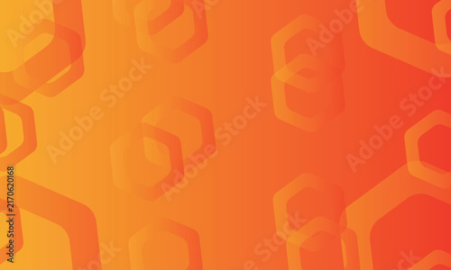 Geometric background with a gradient style, vibrant orange and red colors. The background has a smooth, modern texture. Vector design. Gradient network pattern background. Orange background vector.