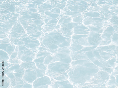 Transparent PNG featuring abstract water caustic light with delicate blue ripples and shimmering reflections, creating an elegant liquid overlay texture for modern pool and sunlight designs.