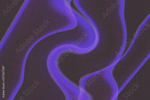 Abstract purple wavy lines on a dark gray background