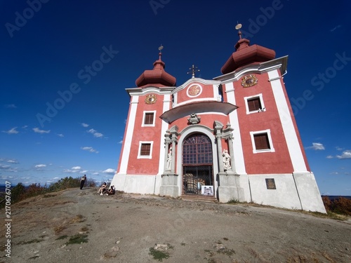 Banská Štiavnica, Selmecbánya, Schemnitz, Slovakia: Baroque Calvary complex of Banska Stiavnica, UNESCO listed pilgrimage world heritage site in Slovakia