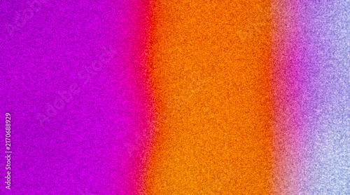 Colorful abstract design with gradients of purple, orange, and white showing transition and blending effects in a digital art piece