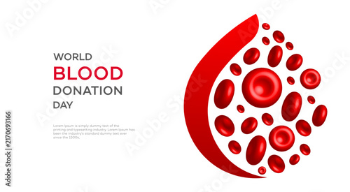 World Blood Donor Day Donate Blood, Save Lives, Red Blood Cells, Giving, Blood Drop