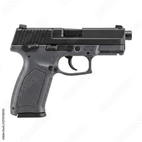 pistol gun isolated object