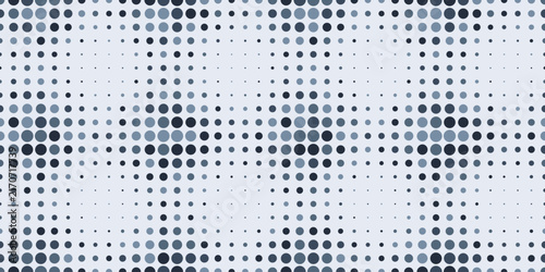 Abstract Geometric Halftone Dot Pattern Background