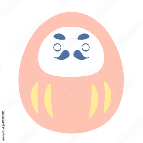 達磨のイラスト