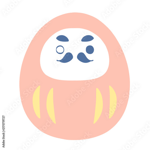 達磨のイラスト
