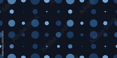 Abstract Geometric Polka Dot Pattern
